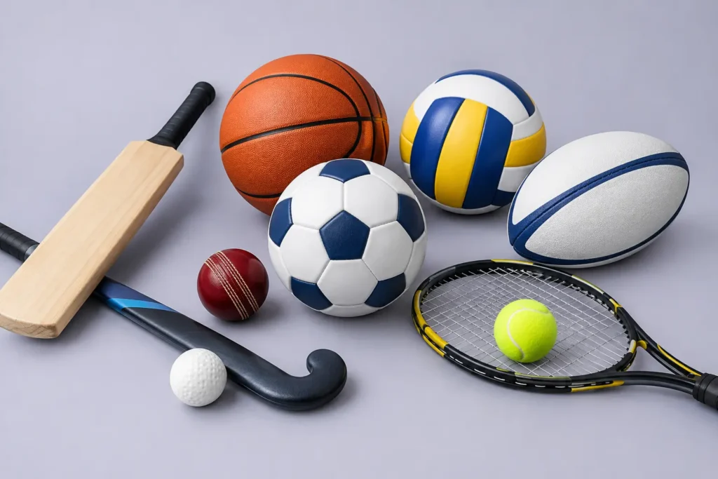 Balls and sports equipment
